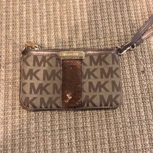 Michael Kors Sequin Wristlet